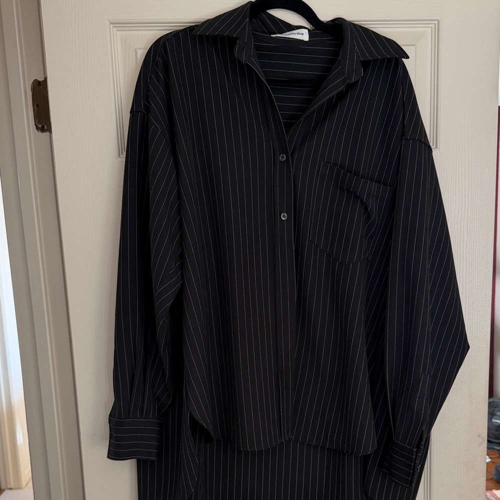 The Frankie Shop pinstripe oversized button up size xs/s